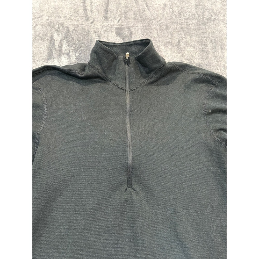 Patagonia Capilene 3 Midweight Base Layer Womens Black 1/4 Zip Top Small - Picture 2 of 7